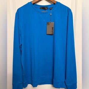 G/FORE NWT Catalina Blue Long-Sleeve Athletic Tee